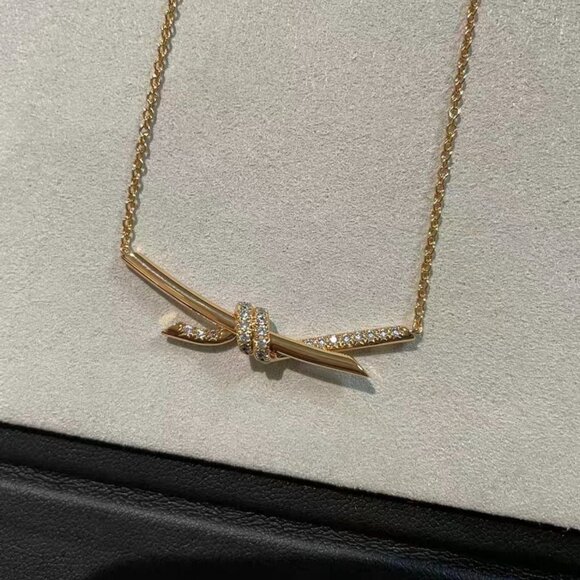 Tiffany & Co. Knot Pendant Necklace - Picture 3 of 6